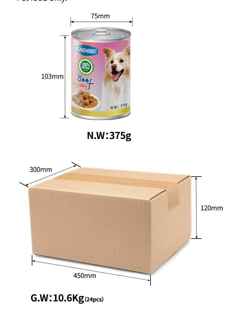 Nutritious meat particles 375g-d